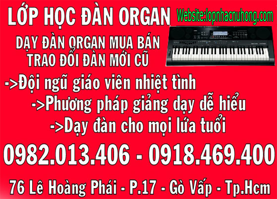 Nhận dạy đàn organ 